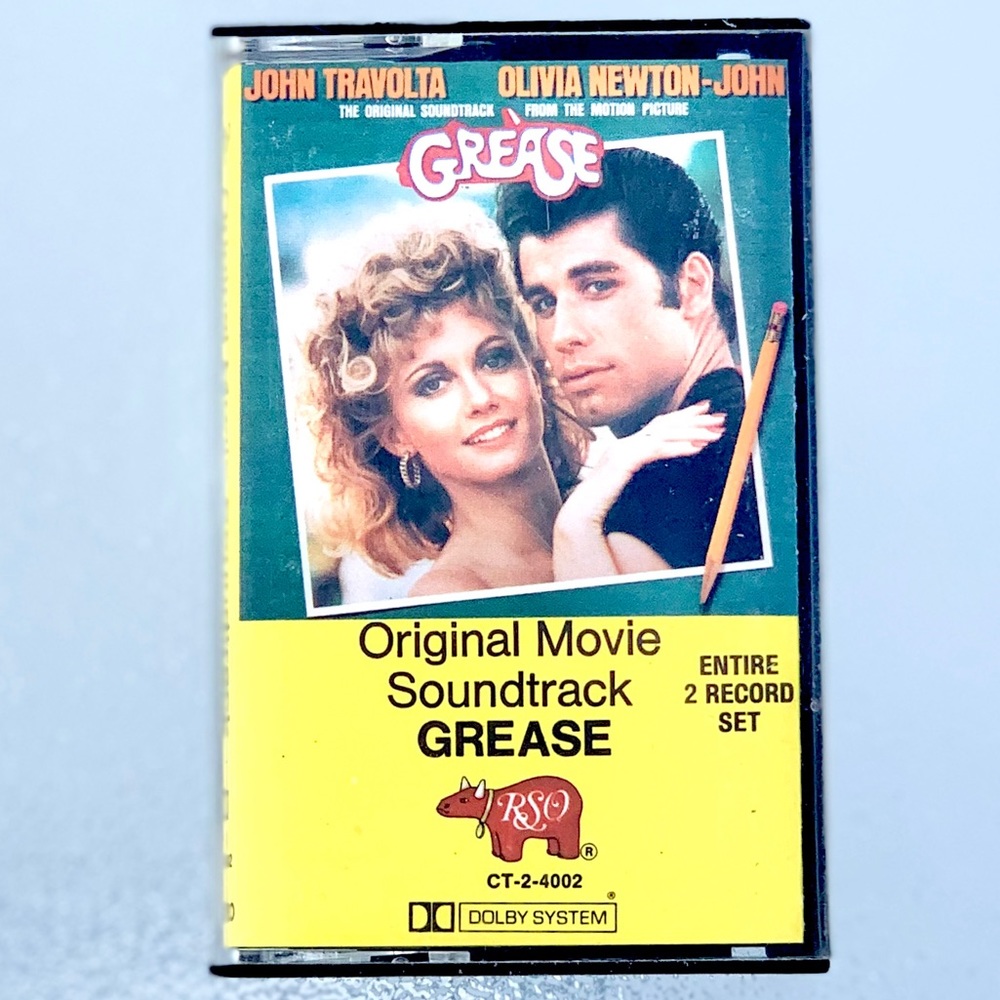 GREASE 1978 Original Motion Picture Soundtrack Cassette Tape
